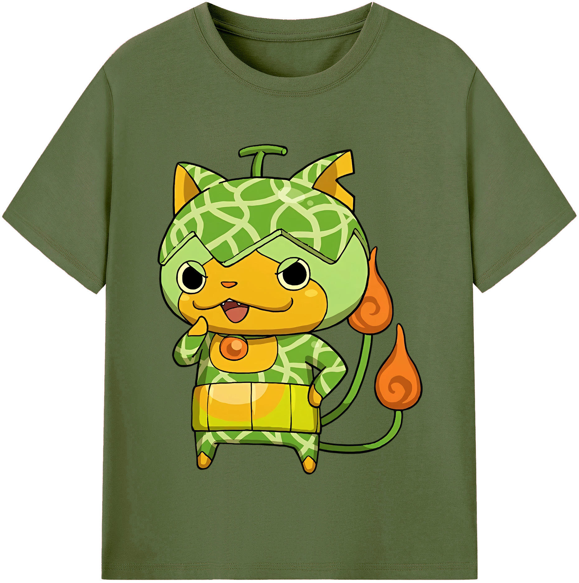 （画像用） 妖怪ウォッチ Yo-kai Watch 綿100％半袖Tシャツ（フロントプリント）